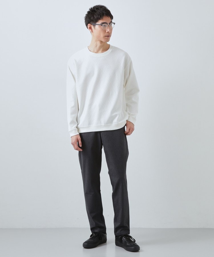 ザ ショップ ティーケー(メンズ) THE SHOP TK(Men) ジャガードリンクススウエット （ネイビー(094)） ネイビー(094)