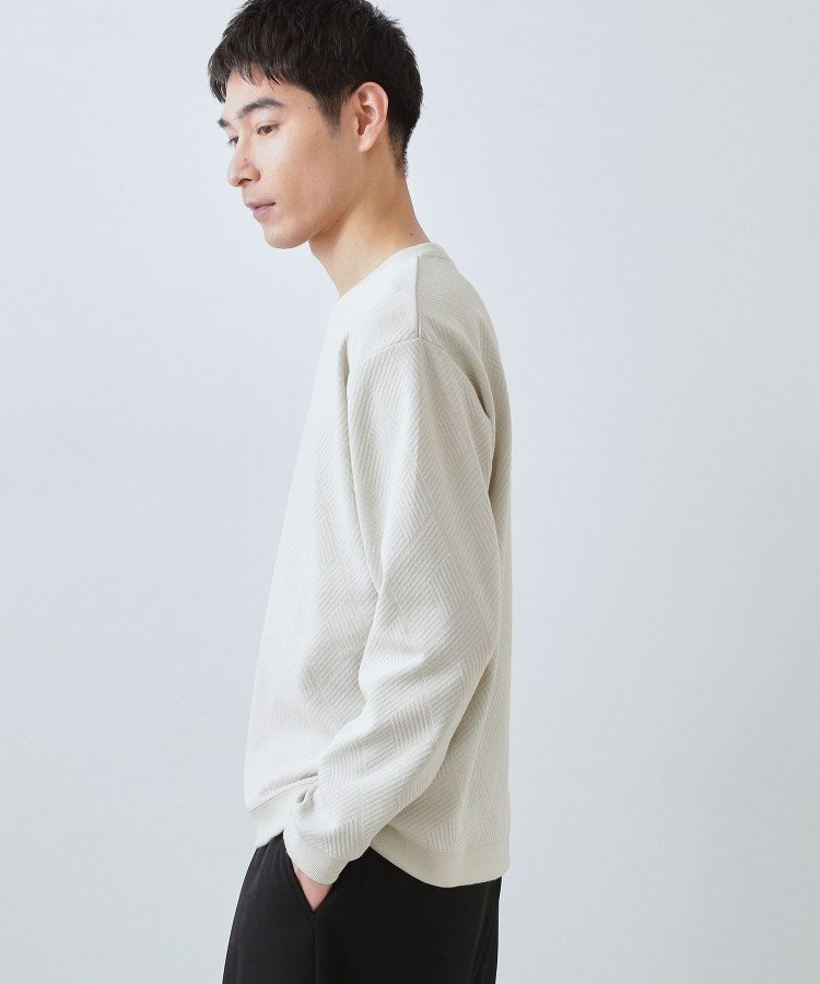 ザ ショップ ティーケー(メンズ) THE SHOP TK(Men) ジャガードリンクススウエット （ネイビー(094)） ネイビー(094)