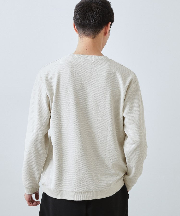 ザ ショップ ティーケー(メンズ) THE SHOP TK(Men) ジャガードリンクススウエット （ネイビー(094)） ネイビー(094)