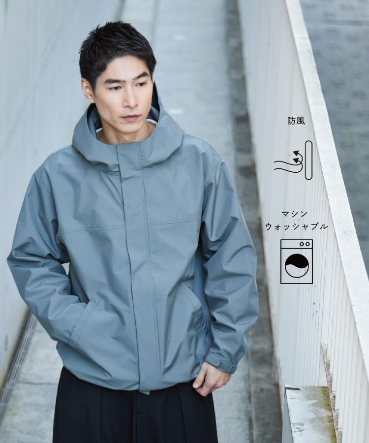 ザ ショップ ティーケー(メンズ) THE SHOP TK(Men) 3レイヤーマンパー （オリーブグリーン(026)） オリーブグリーン(026)