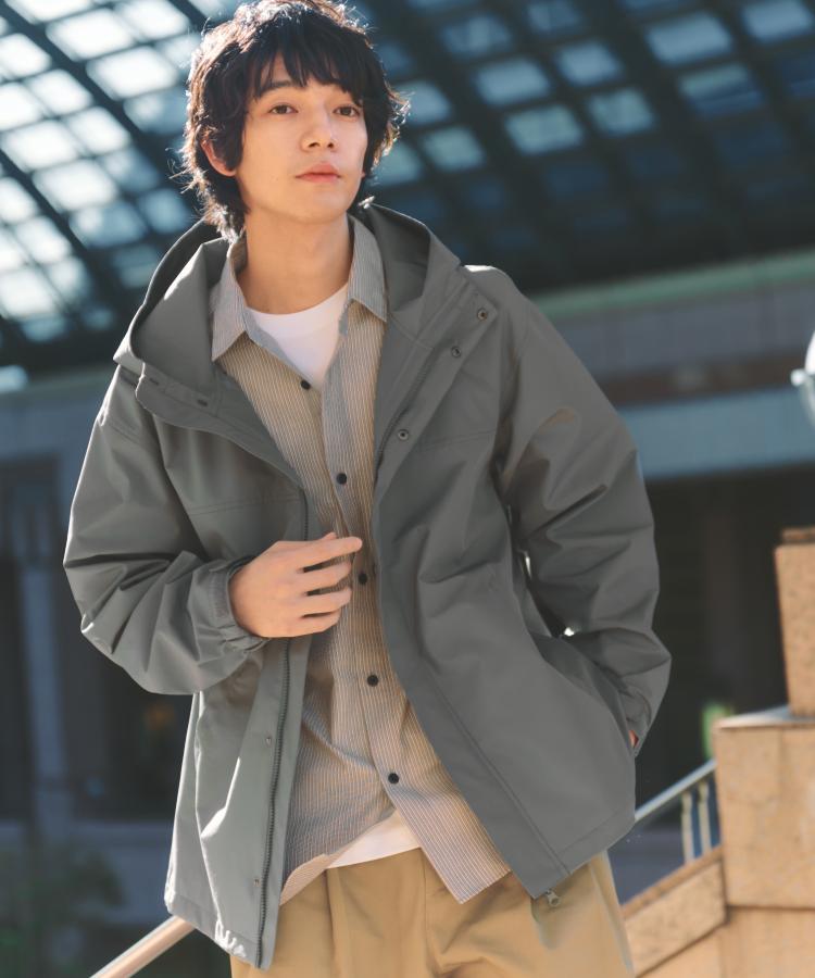ザ ショップ ティーケー(メンズ) THE SHOP TK(Men) 3レイヤーマンパー （オリーブグリーン(026)） オリーブグリーン(026)