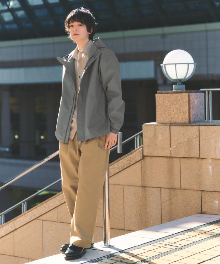 ザ ショップ ティーケー(メンズ) THE SHOP TK(Men) 3レイヤーマンパー （オリーブグリーン(026)） オリーブグリーン(026)
