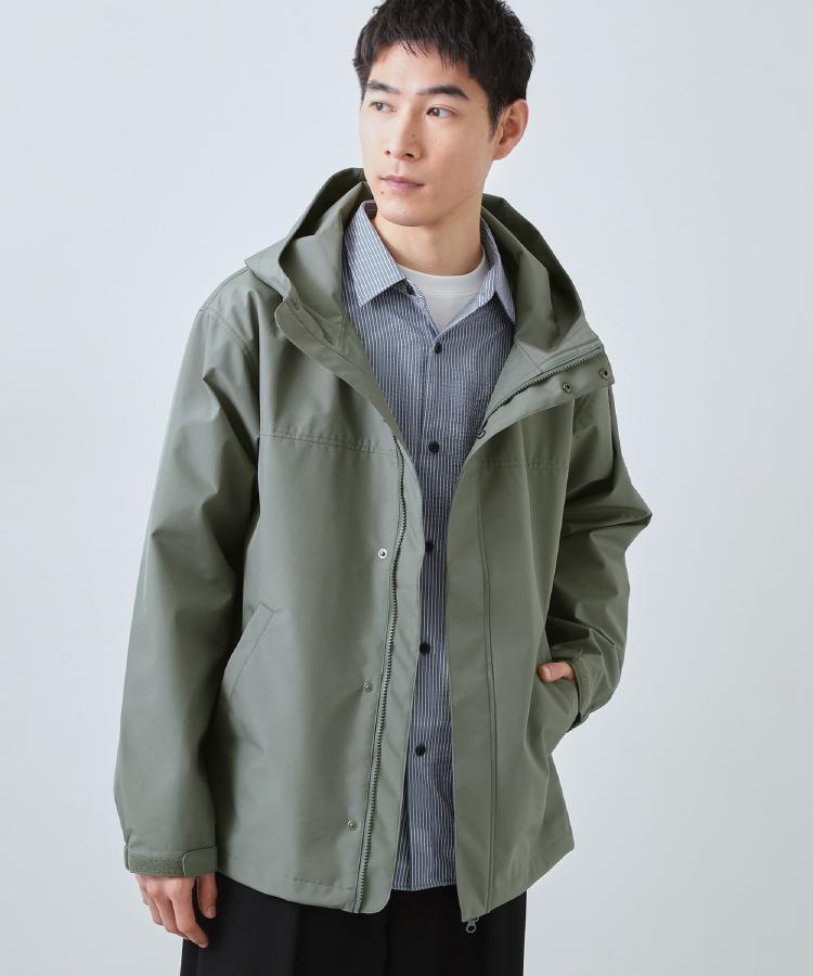 ザ ショップ ティーケー(メンズ) THE SHOP TK(Men) 3レイヤーマンパー （オリーブグリーン(026)） オリーブグリーン(026)