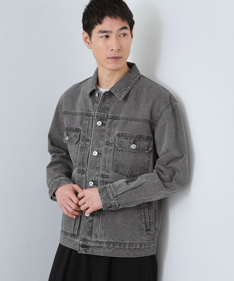 ザ ショップ ティーケー(メンズ) THE SHOP TK(Men) デニムGジャン （ブラック(019)） ブラック(019)
