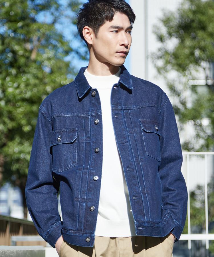 ザ ショップ ティーケー(メンズ) THE SHOP TK(Men) デニムGジャン （ブラック(019)） ブラック(019)