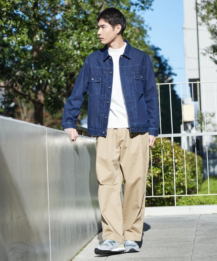 ザ ショップ ティーケー(メンズ) THE SHOP TK(Men) デニムGジャン （ブラック(019)） ブラック(019)