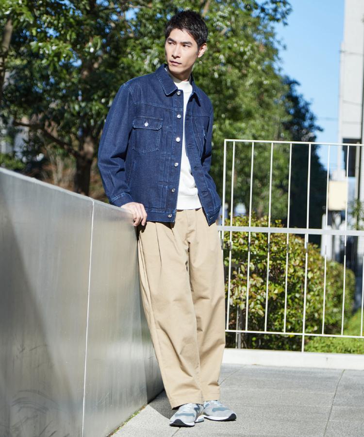 ザ ショップ ティーケー(メンズ) THE SHOP TK(Men) デニムGジャン （ブラック(019)） ブラック(019)