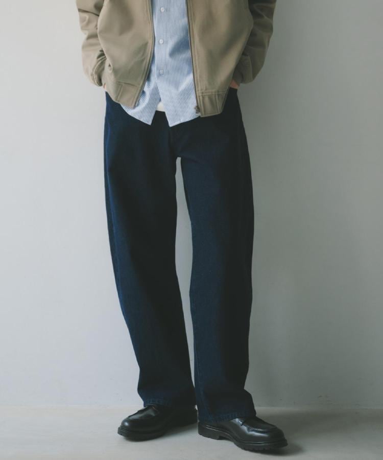 ザ ショップ ティーケー(メンズ) THE SHOP TK(Men) デニムカーブパンツ （ネイビー(094)） ネイビー(094)