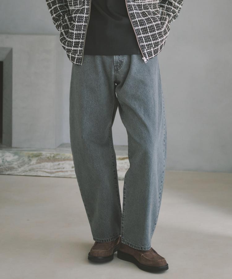 ザ ショップ ティーケー(メンズ) THE SHOP TK(Men) デニムカーブパンツ （ネイビー(094)） ネイビー(094)