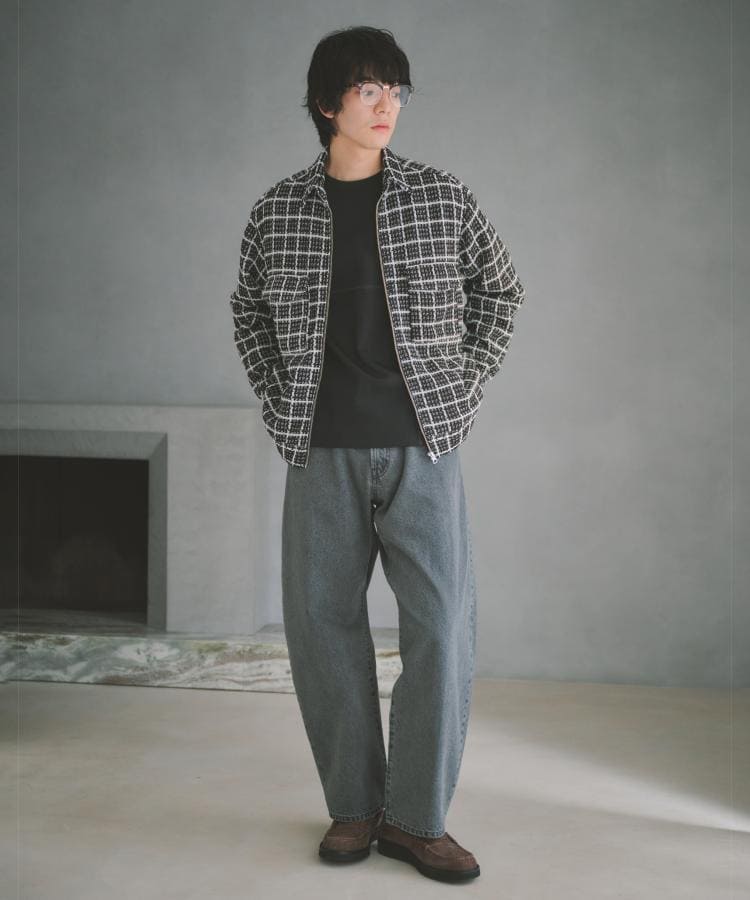 ザ ショップ ティーケー(メンズ) THE SHOP TK(Men) デニムカーブパンツ （ネイビー(094)） ネイビー(094)