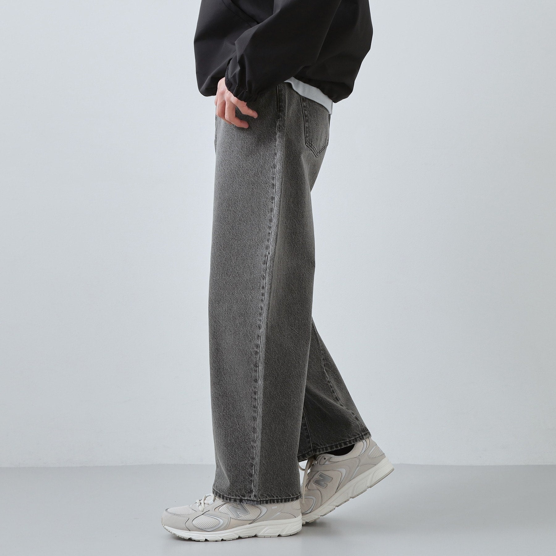 ザ ショップ ティーケー(メンズ) THE SHOP TK(Men) デニムカーブパンツ （ブラック(019)） ブラック(019)