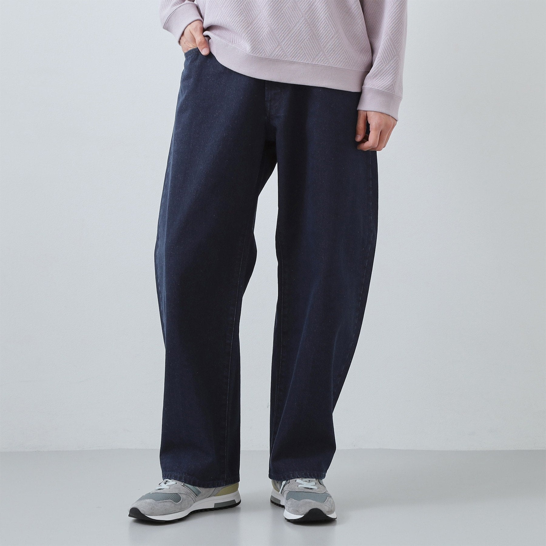 ザ ショップ ティーケー(メンズ) THE SHOP TK(Men) デニムカーブパンツ （ネイビー(094)） ネイビー(094)