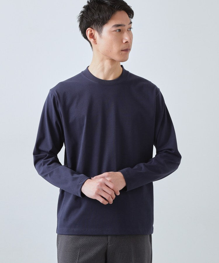ザ ショップ ティーケー(メンズ) THE SHOP TK(Men) ジャケット長袖Tシャツ 【ON／OFF兼用】 （オフホワイト(003)） オフホワイト(003)