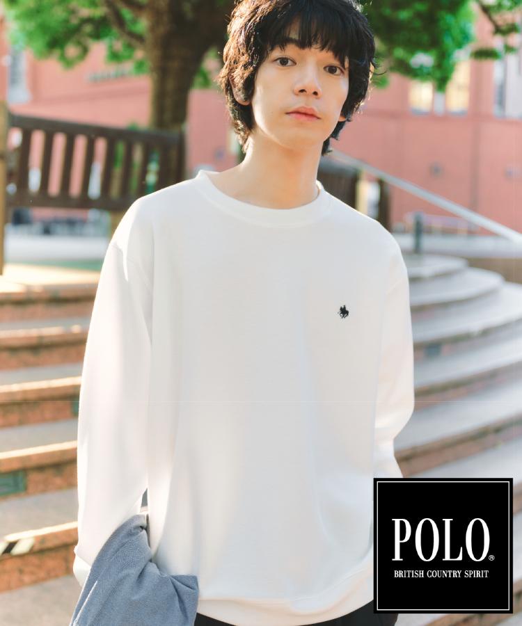 ザ ショップ ティーケー(メンズ) THE SHOP TK(Men) POLO BCS ダンボールスウェット （ライトグレー(011)） ライトグレー(011)