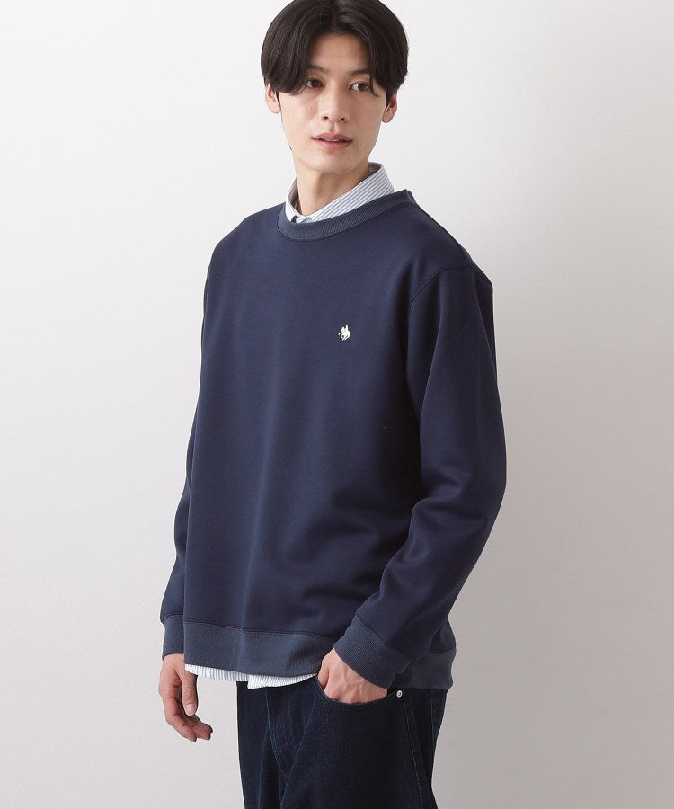 ザ ショップ ティーケー(メンズ) THE SHOP TK(Men) POLO BCS ダンボールスウェット （ライトグレー(011)） ライトグレー(011)