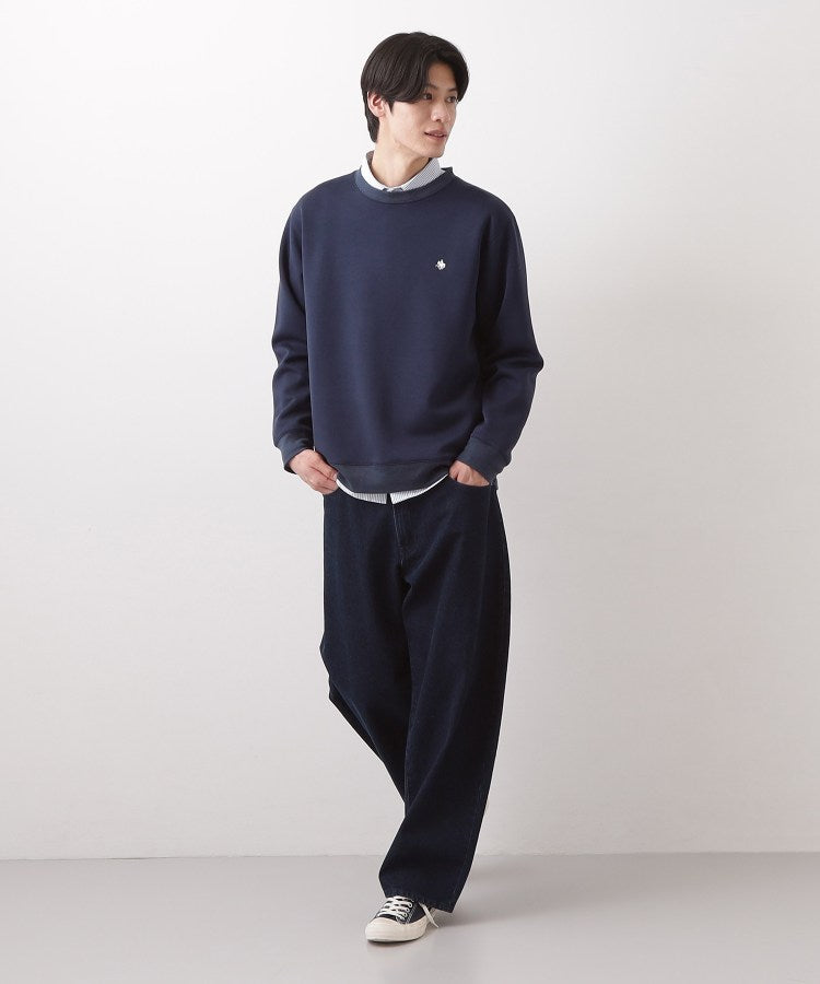 ザ ショップ ティーケー(メンズ) THE SHOP TK(Men) POLO BCS ダンボールスウェット （ライトグレー(011)） ライトグレー(011)