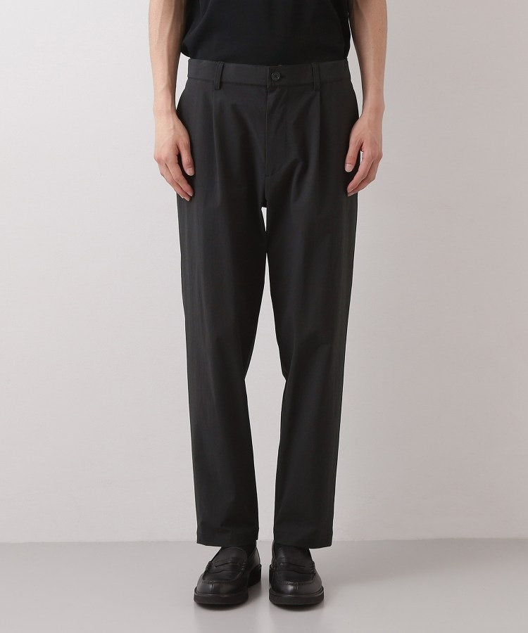 ザ ショップ ティーケー(メンズ) THE SHOP TK(Men) 《KURO》コーデュラナイロン  テーパードパンツ セットアップ可／防シワ／撥水／ストレッチ （ブラック(019)） ブラック(019)