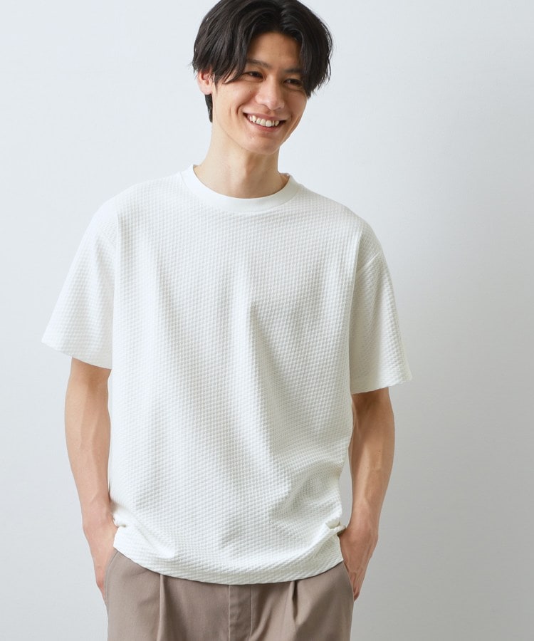 ザ ショップ ティーケー(メンズ) THE SHOP TK(Men) ハニカムリンクス S／S （ネイビー(094)） ネイビー(094)
