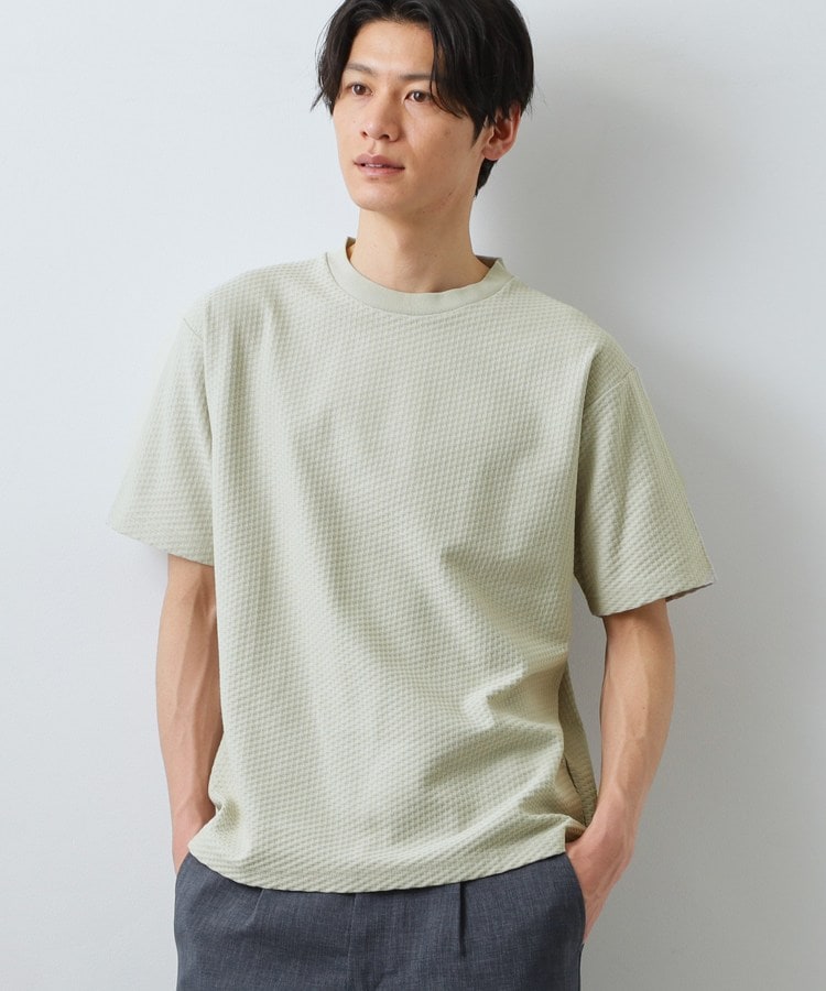 ザ ショップ ティーケー(メンズ) THE SHOP TK(Men) ハニカムリンクス S／S （ネイビー(094)） ネイビー(094)