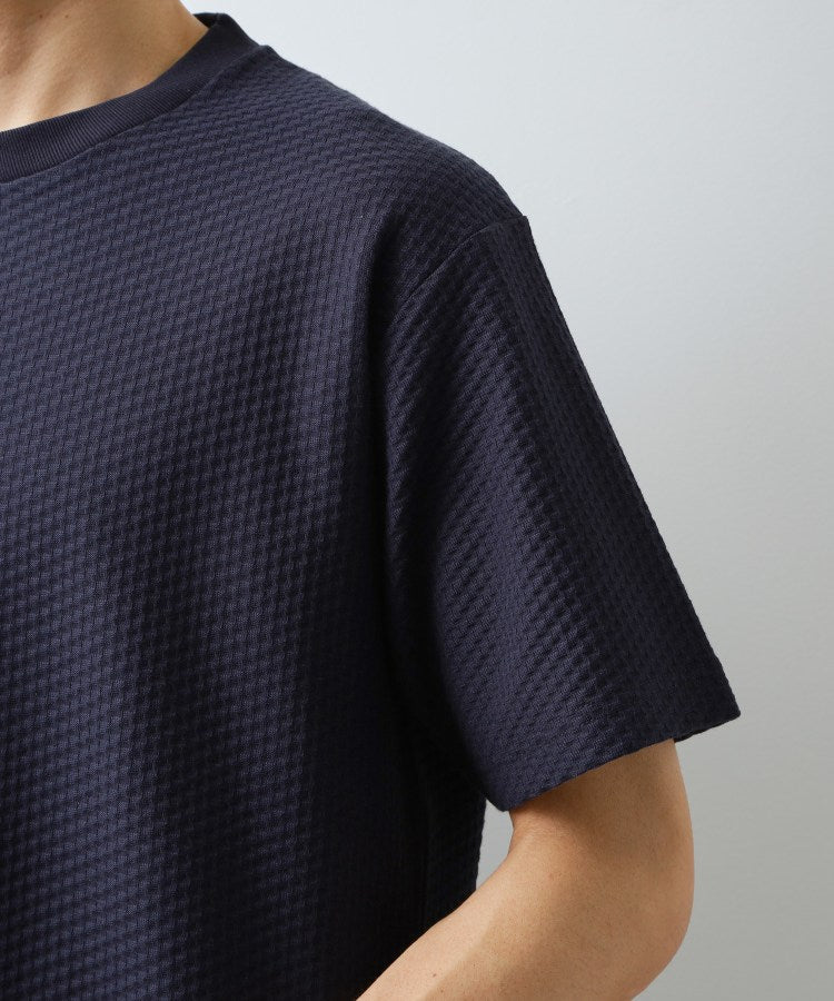 ザ ショップ ティーケー(メンズ) THE SHOP TK(Men) ハニカムリンクス S／S （ネイビー(094)） ネイビー(094)