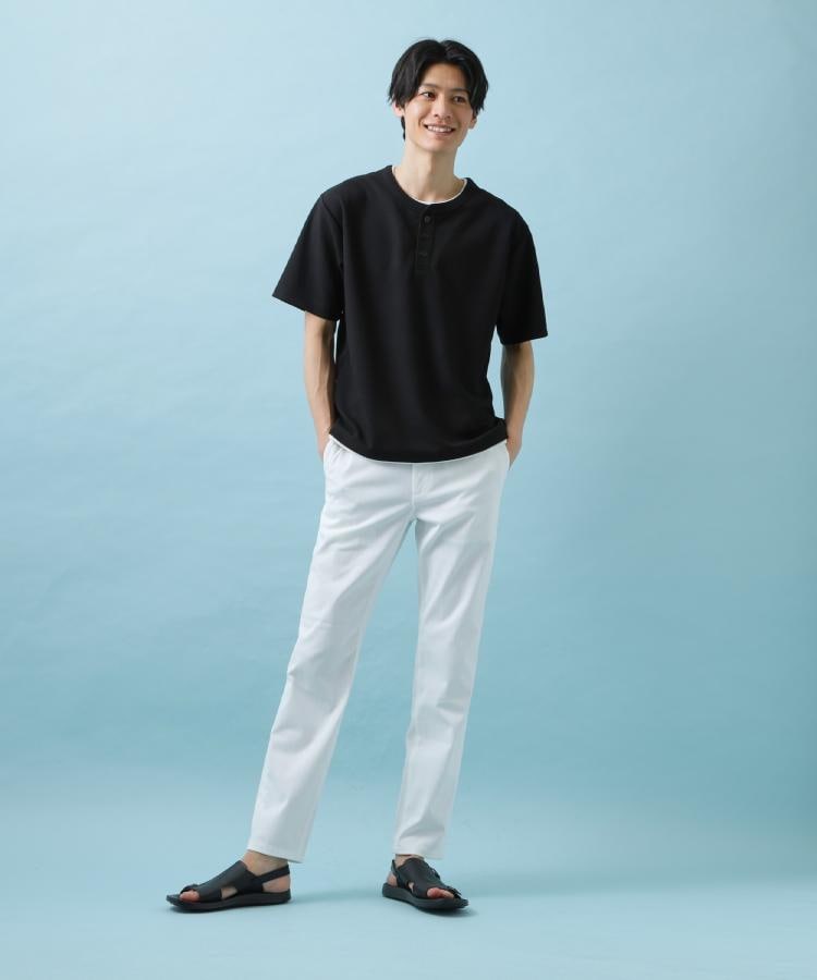 ザ ショップ ティーケー(メンズ) THE SHOP TK(Men) 7DAYSパンツCOOL 接触冷感／ストレッチ／ON・OFF兼用 （ブラック(019)） ブラック(019)
