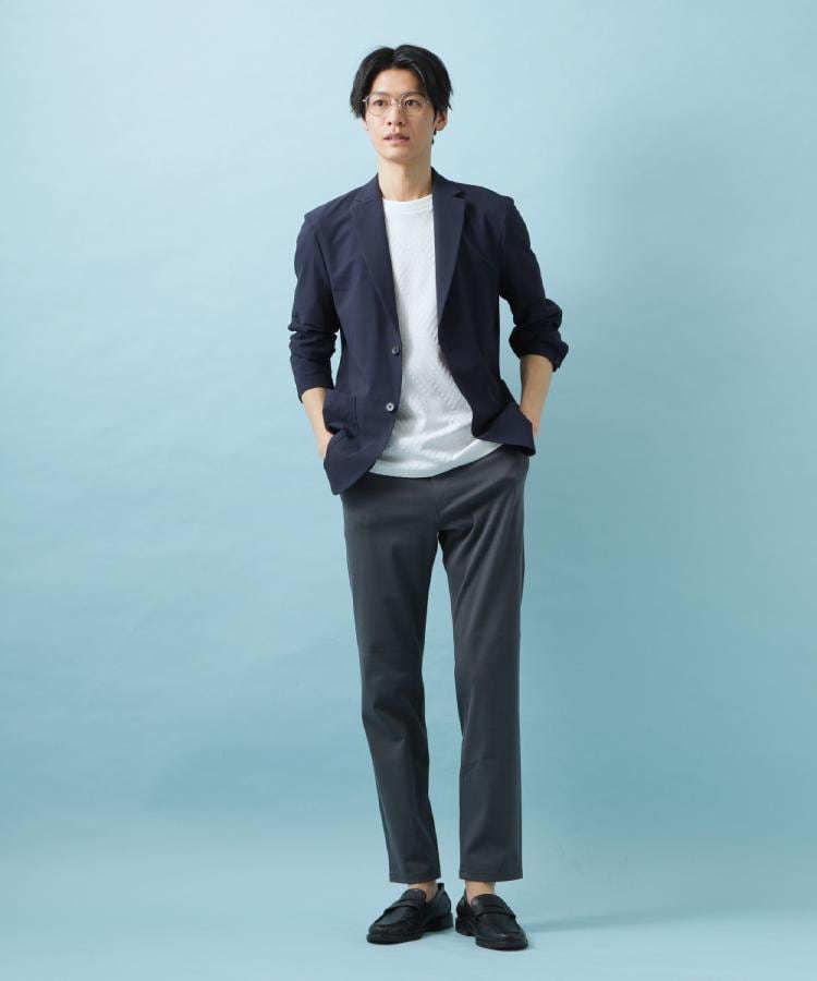 ザ ショップ ティーケー(メンズ) THE SHOP TK(Men) 7DAYSパンツCOOL 接触冷感／ストレッチ／ON・OFF兼用 （ブラック(019)） ブラック(019)