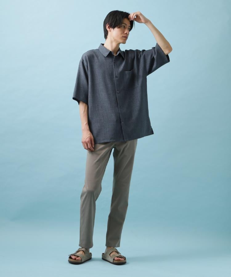 ザ ショップ ティーケー(メンズ) THE SHOP TK(Men) 7DAYSパンツCOOL 接触冷感／ストレッチ／ON・OFF兼用 （ブラック(019)） ブラック(019)