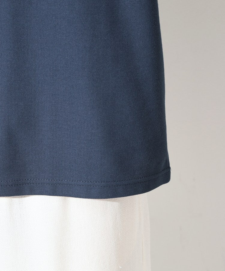 ザ ショップ ティーケー(メンズ) THE SHOP TK(Men) 刺繍×ロゴ 鹿の子 半袖Tシャツ 【洗濯機OK】 （オフホワイト(003)） オフホワイト(003)
