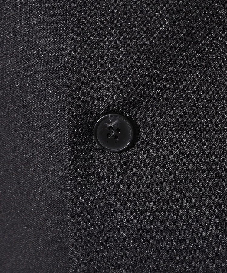 ザ ショップ ティーケー(メンズ) THE SHOP TK(Men) リラックスワイド 5分袖ジャケット セットアップ可／洗濯機OK （ブラック(019)） ブラック(019)