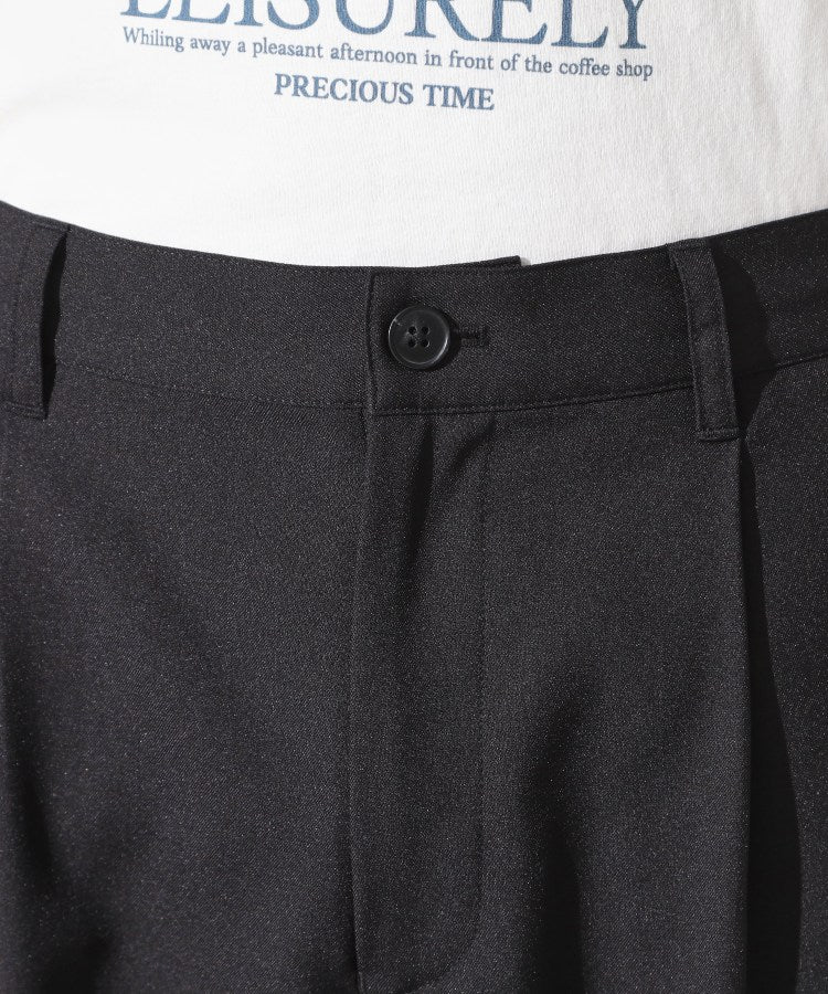 ザ ショップ ティーケー(メンズ) THE SHOP TK(Men) リラックスワイドショーツ セットアップ可 （ブラック(019)） ブラック(019)