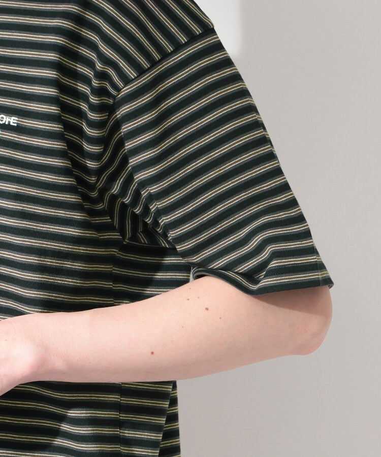 ザ ショップ ティーケー(メンズ) THE SHOP TK(Men) COOLボーダー 半袖Tシャツ 接触冷感／洗濯機OK （ブラック(319)） ブラック(319)