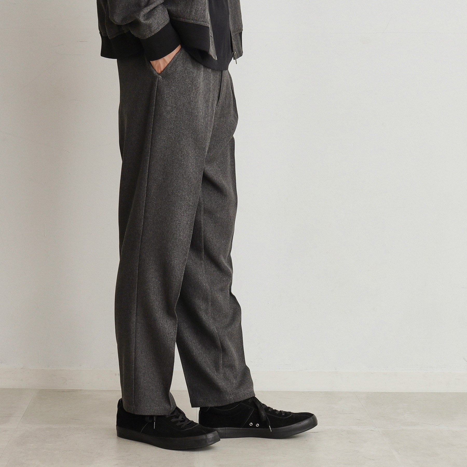 THE SHOP TK 【Set Up Available】 Sharkskin Easy Pants