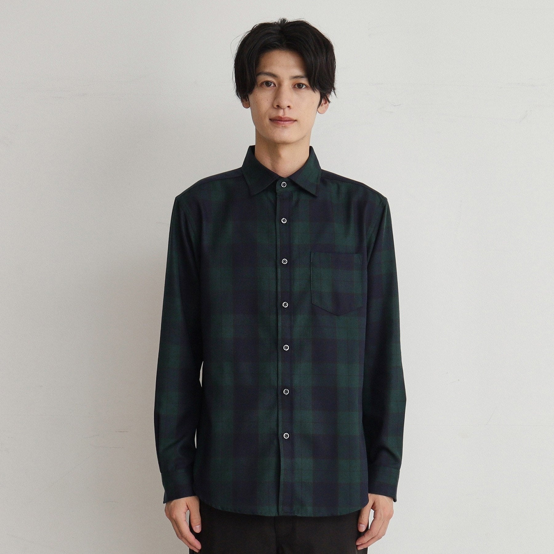THE SHOP TK 【Wrinkle-resistant】 Mount Nerl Shirt