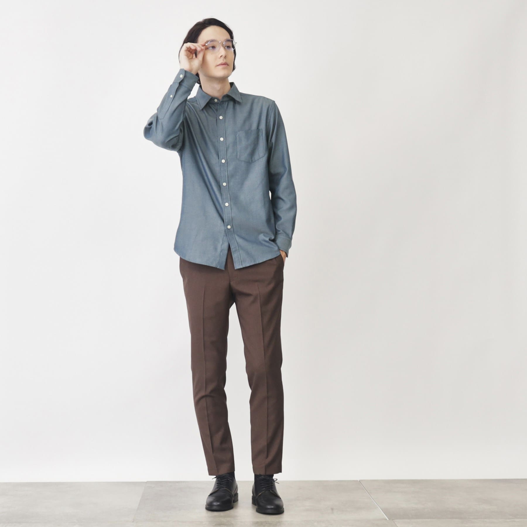 THE SHOP TK 【Wrinkle-resistant】 Mount Nerl Shirt
