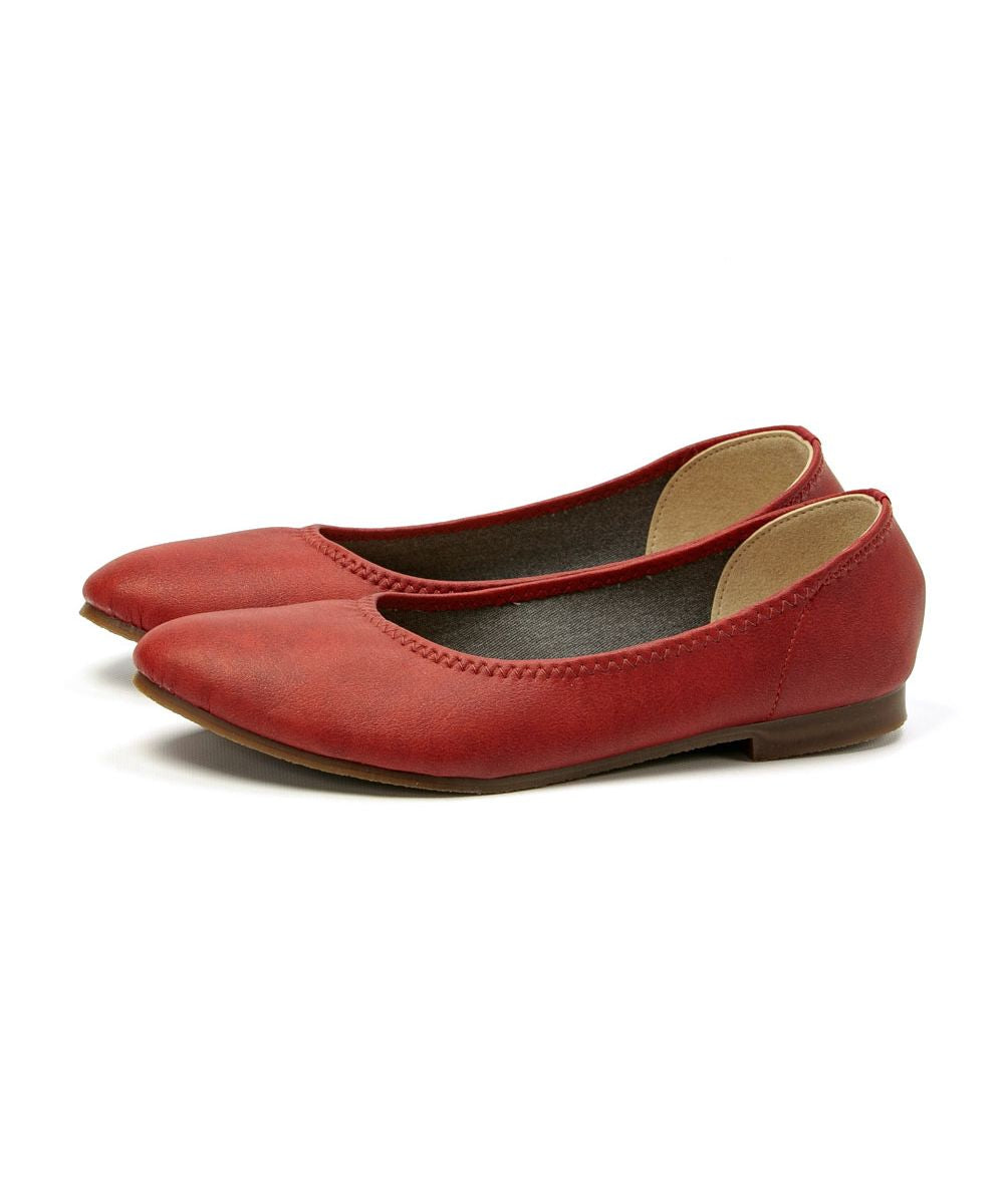 Foot Place FOOT PLACE Women's Pumps Flat Shoes Low Heel Casual Made in Japan O.G.A OGA Almond Toe TC-8511