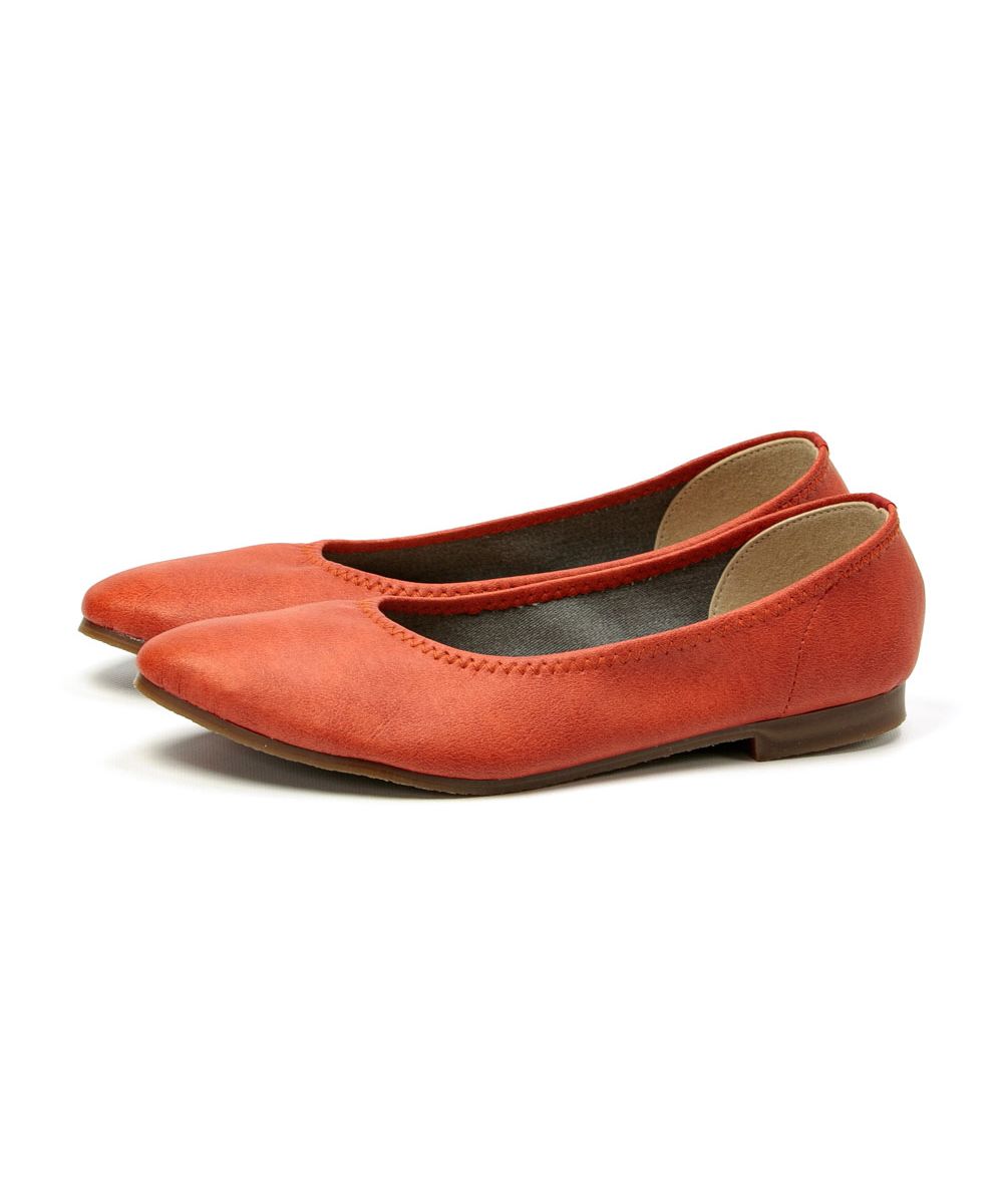 Foot Place FOOT PLACE Women's Pumps Flat Shoes Low Heel Casual Made in Japan O.G.A OGA Almond Toe TC-8511