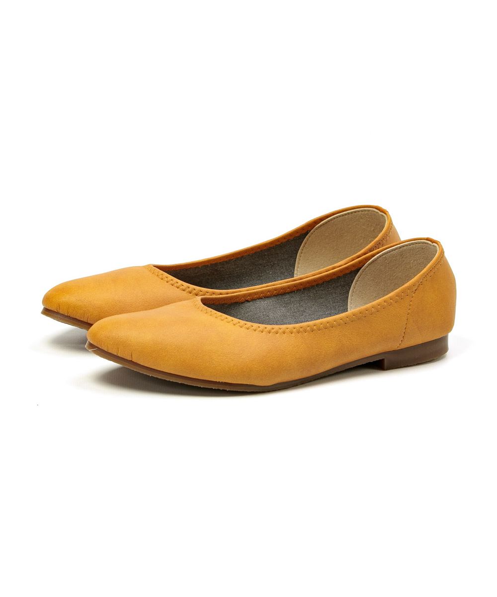 Foot Place FOOT PLACE Women's Pumps Flat Shoes Low Heel Casual Made in Japan O.G.A OGA Almond Toe TC-8511
