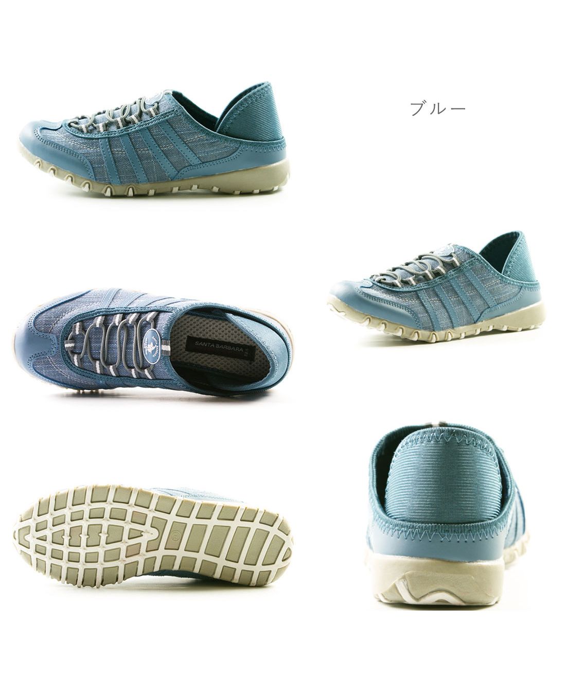 Foot Place Women's Sneakers Lightweight Light 2WAY Santa Barbara Polo & Racquet Club FK-1000