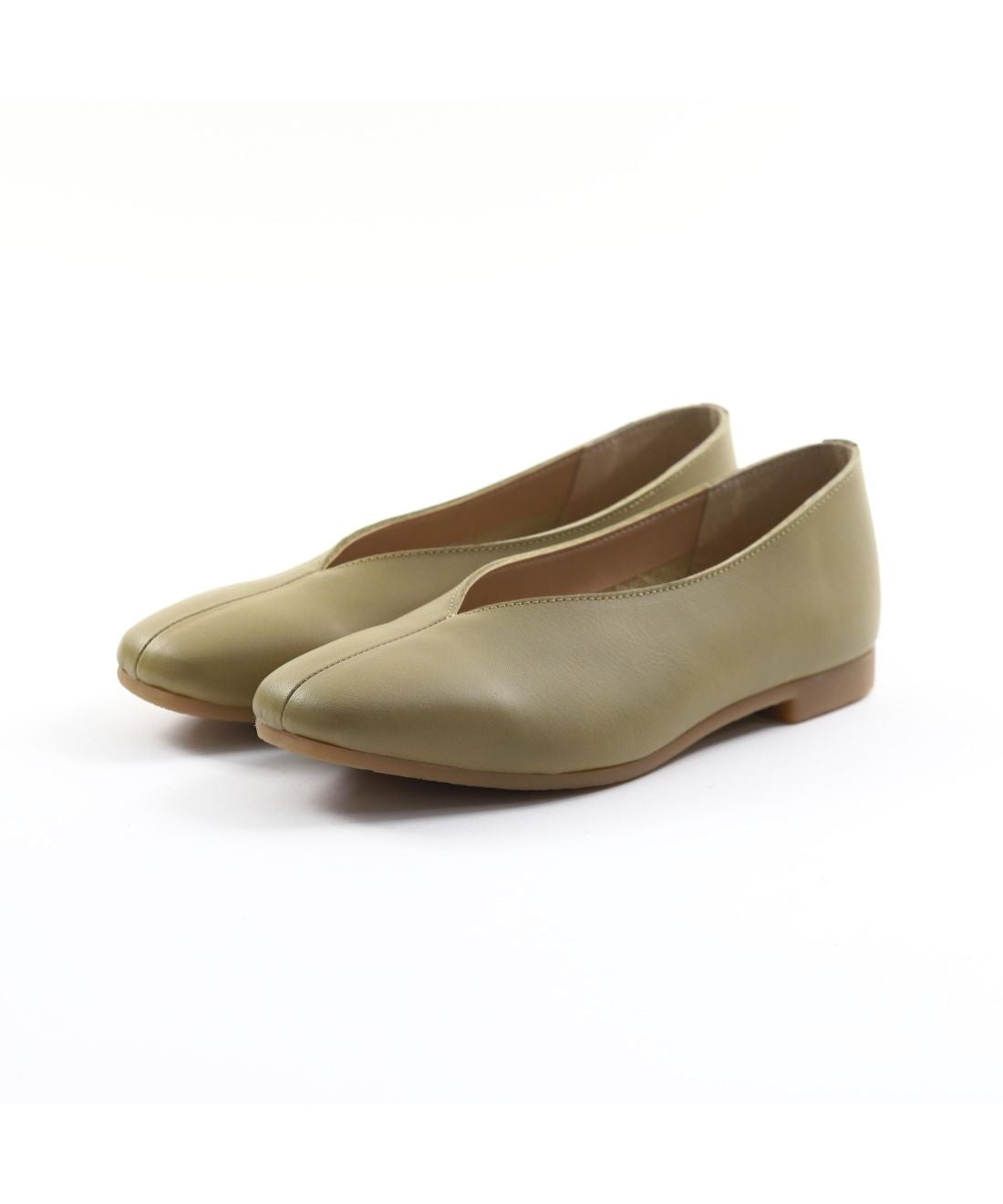 Foot Place FOOT PLACE Women's Flat Shoes Slip-On Recipe Genuine leather Flat Made in Japan MK-RP267