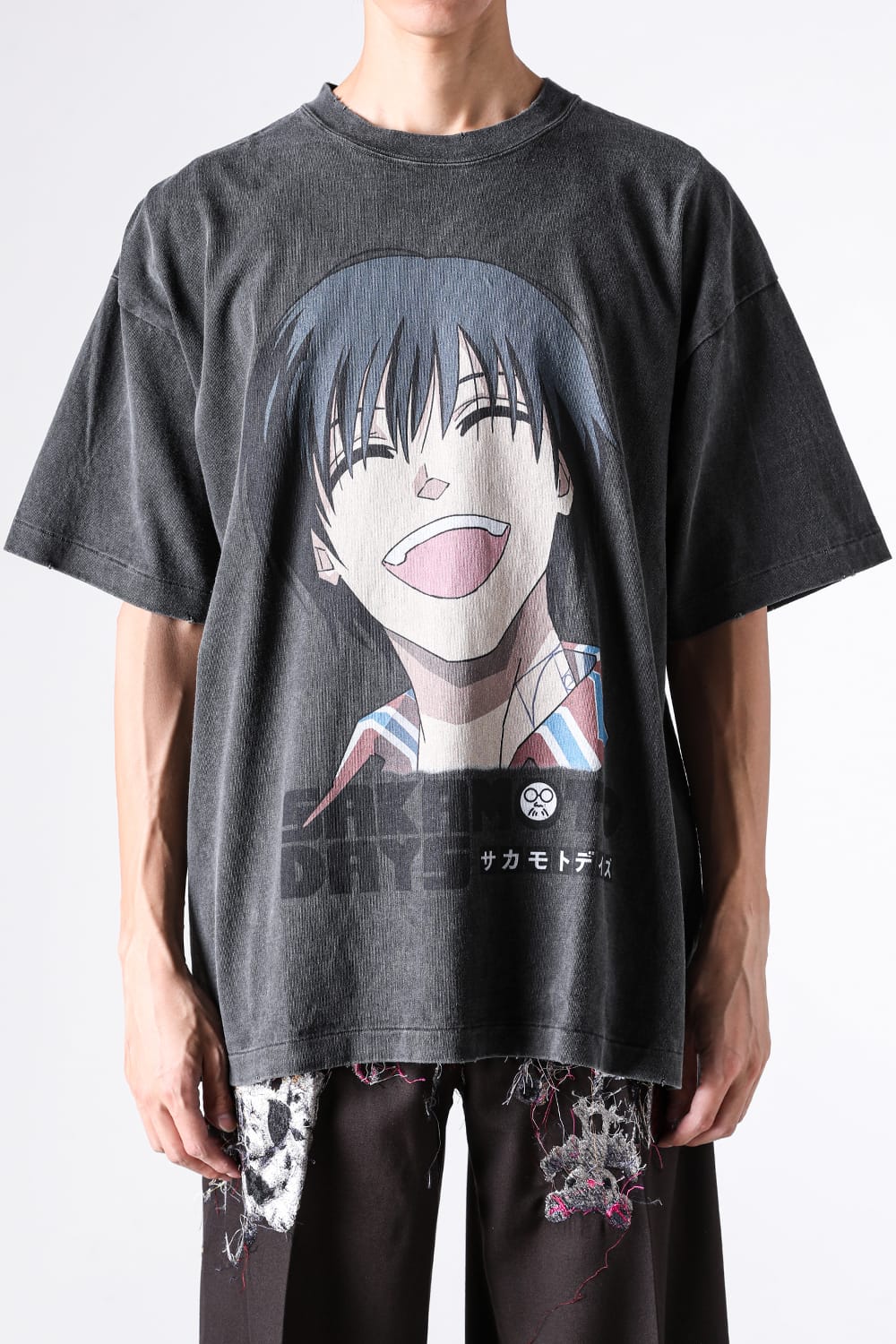 ザ シュガー パンチ THE SUGAR PUNCH x SAKAMOTO DAYS Short Sleeve T-Shirt (NAGUMO) （Black） Black