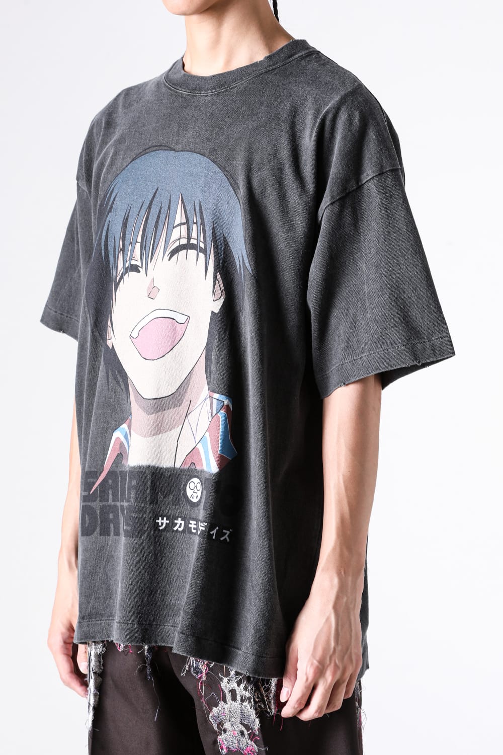 ザ シュガー パンチ THE SUGAR PUNCH x SAKAMOTO DAYS Short Sleeve T-Shirt (NAGUMO) （Black） Black