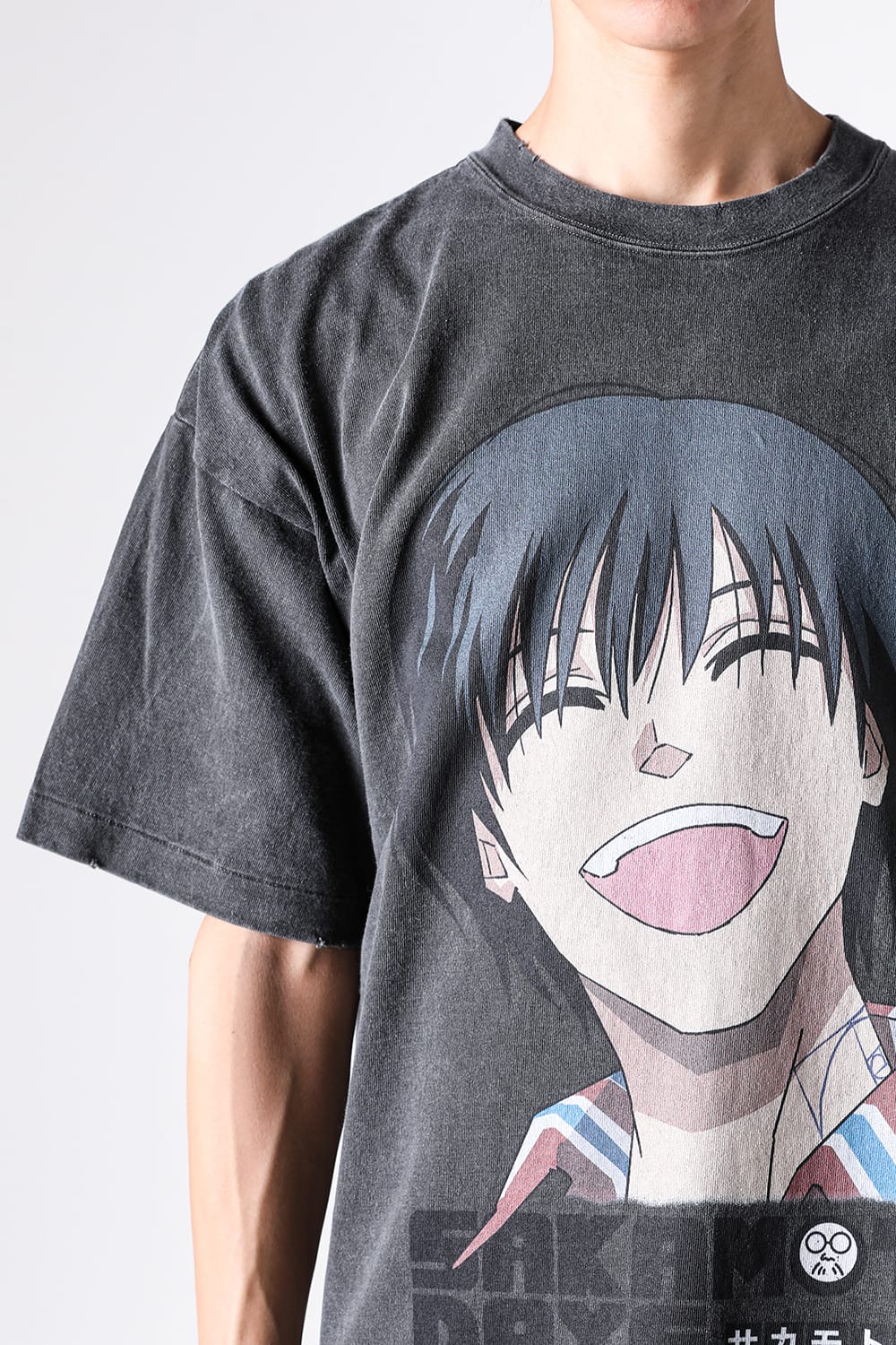 ザ シュガー パンチ THE SUGAR PUNCH x SAKAMOTO DAYS Short Sleeve T-Shirt (NAGUMO) （Black） Black