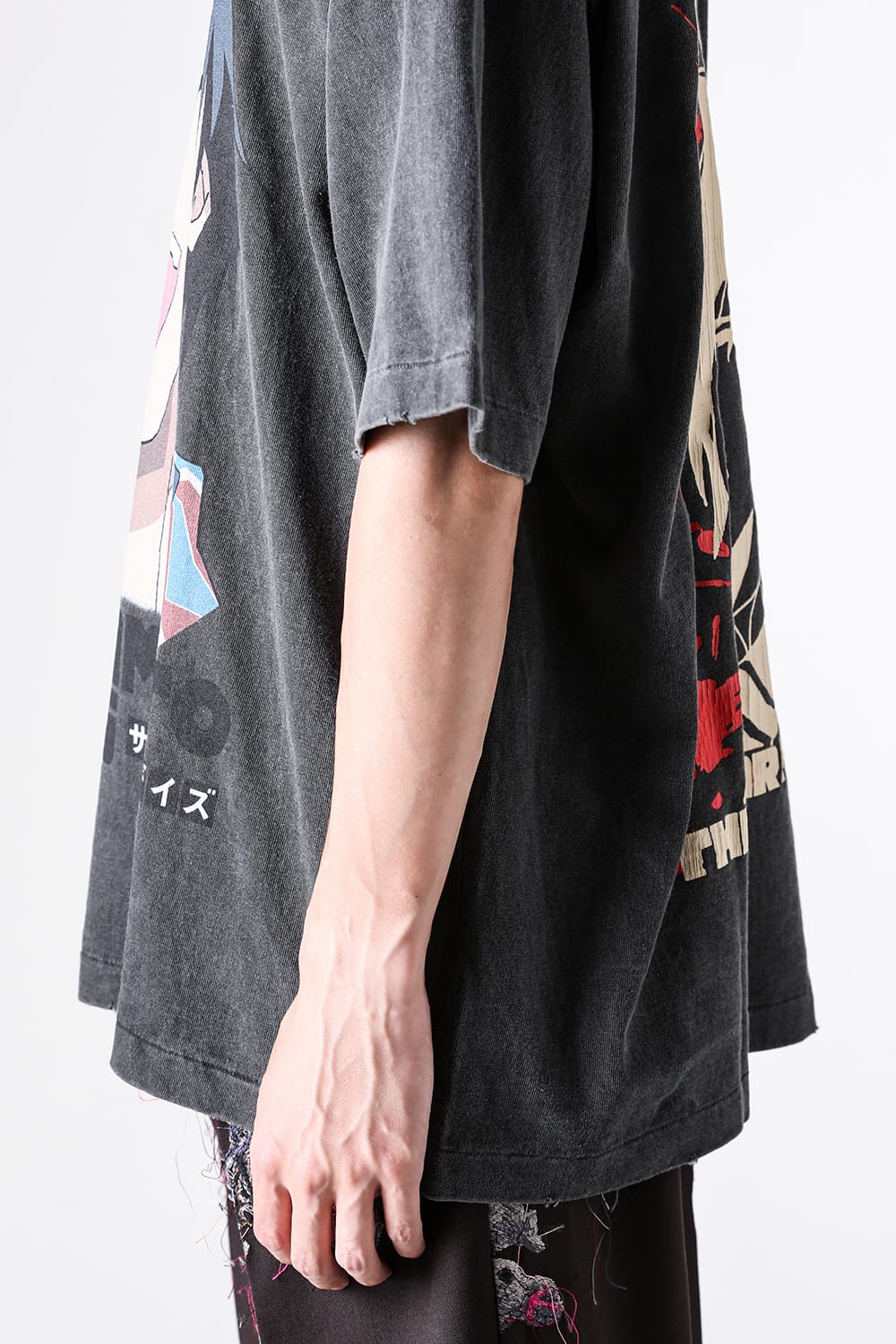 ザ シュガー パンチ THE SUGAR PUNCH x SAKAMOTO DAYS Short Sleeve T-Shirt (NAGUMO) （Black） Black