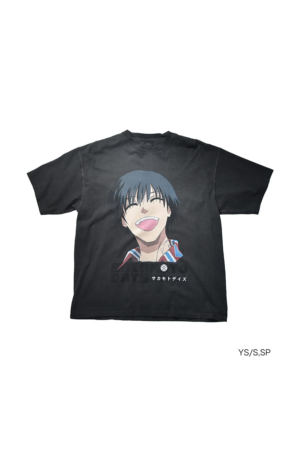 ザ シュガー パンチ THE SUGAR PUNCH x SAKAMOTO DAYS Short Sleeve T-Shirt (NAGUMO) （Black） Black