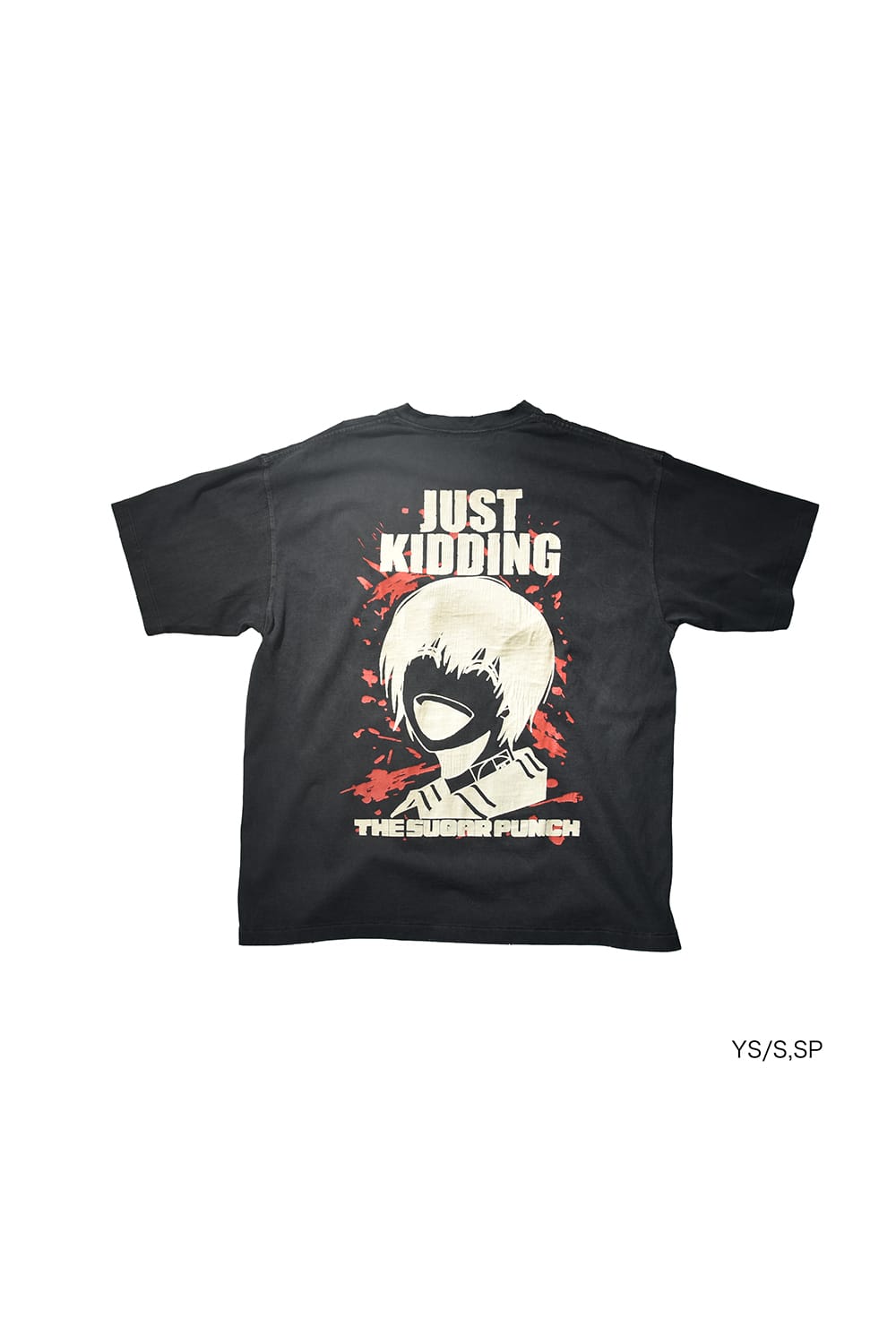 ザ シュガー パンチ THE SUGAR PUNCH x SAKAMOTO DAYS Short Sleeve T-Shirt (NAGUMO) （Black） Black