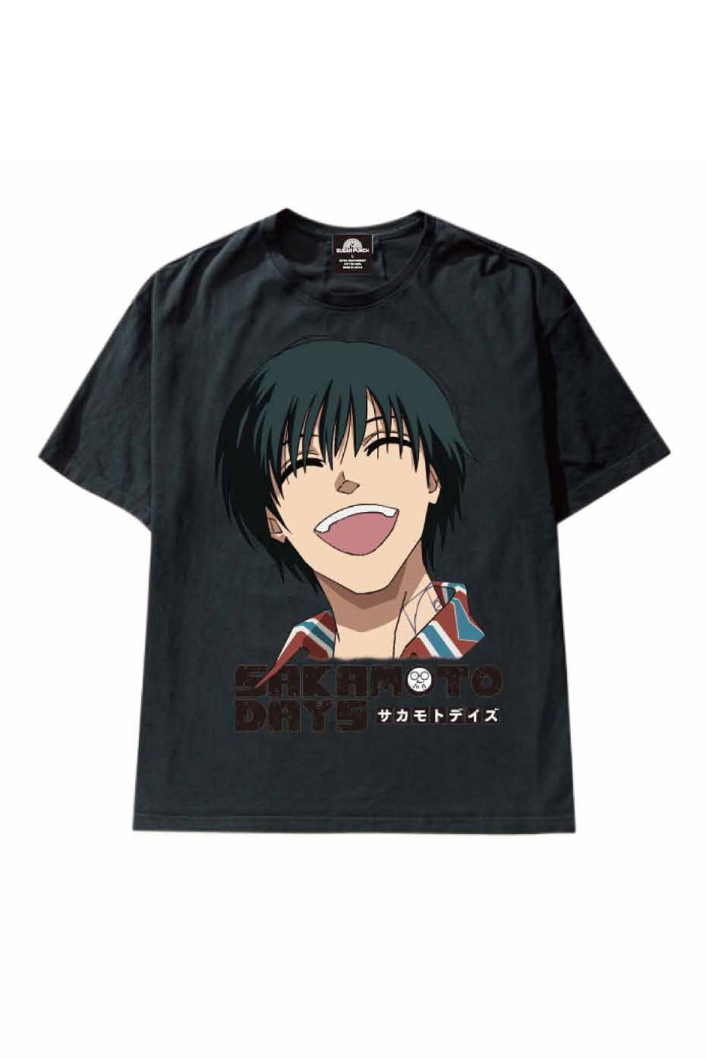 ザ シュガー パンチ THE SUGAR PUNCH x SAKAMOTO DAYS Short Sleeve T-Shirt (NAGUMO) （Black） Black