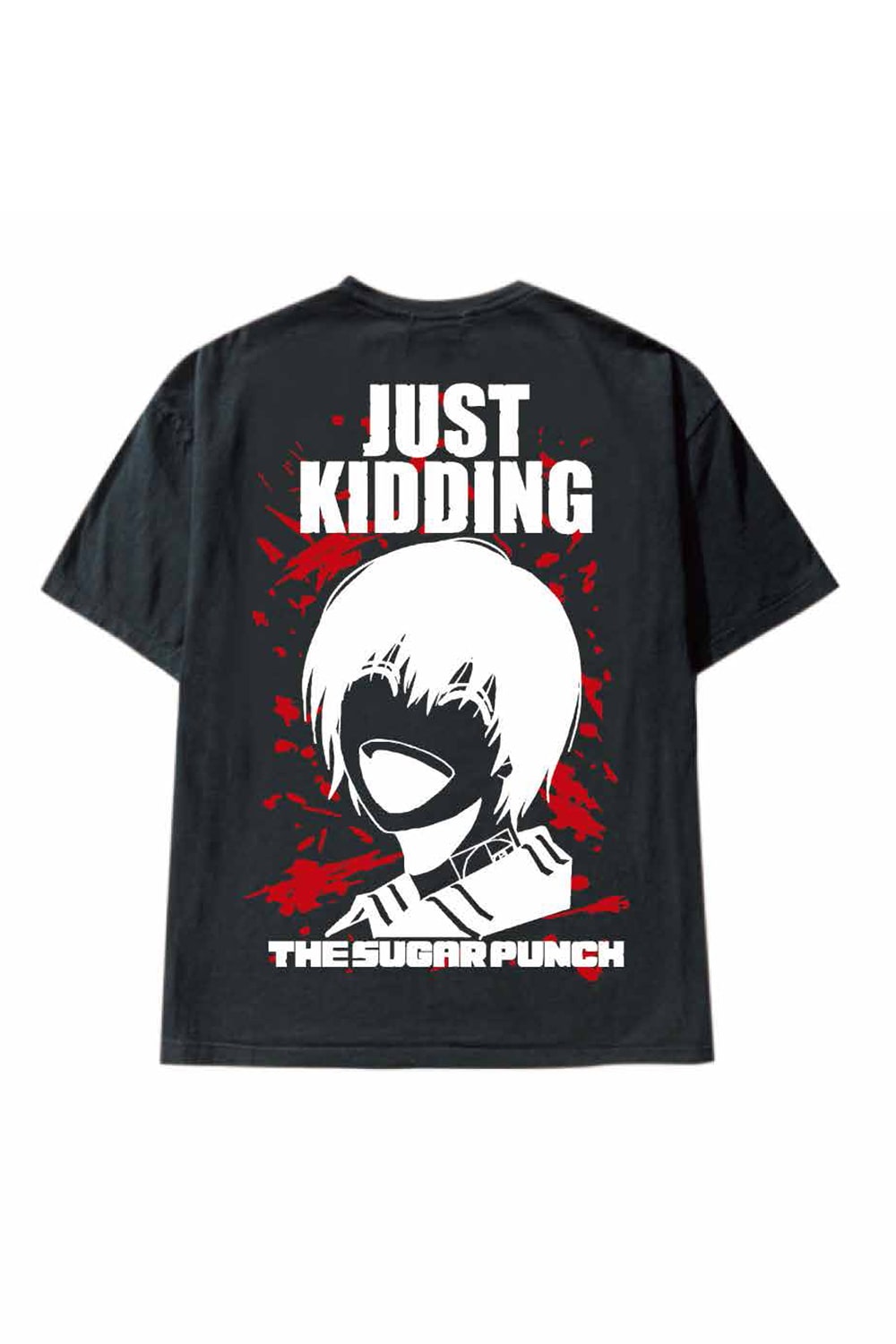 ザ シュガー パンチ THE SUGAR PUNCH x SAKAMOTO DAYS Short Sleeve T-Shirt (NAGUMO) （Black） Black