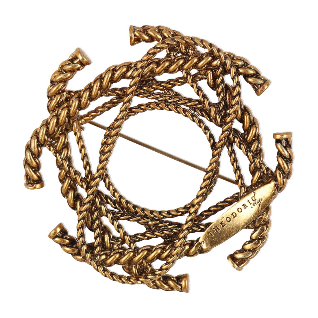 セオドリックディ THEODORIC.dy THEO Motif Brooch （GOLD） GOLD