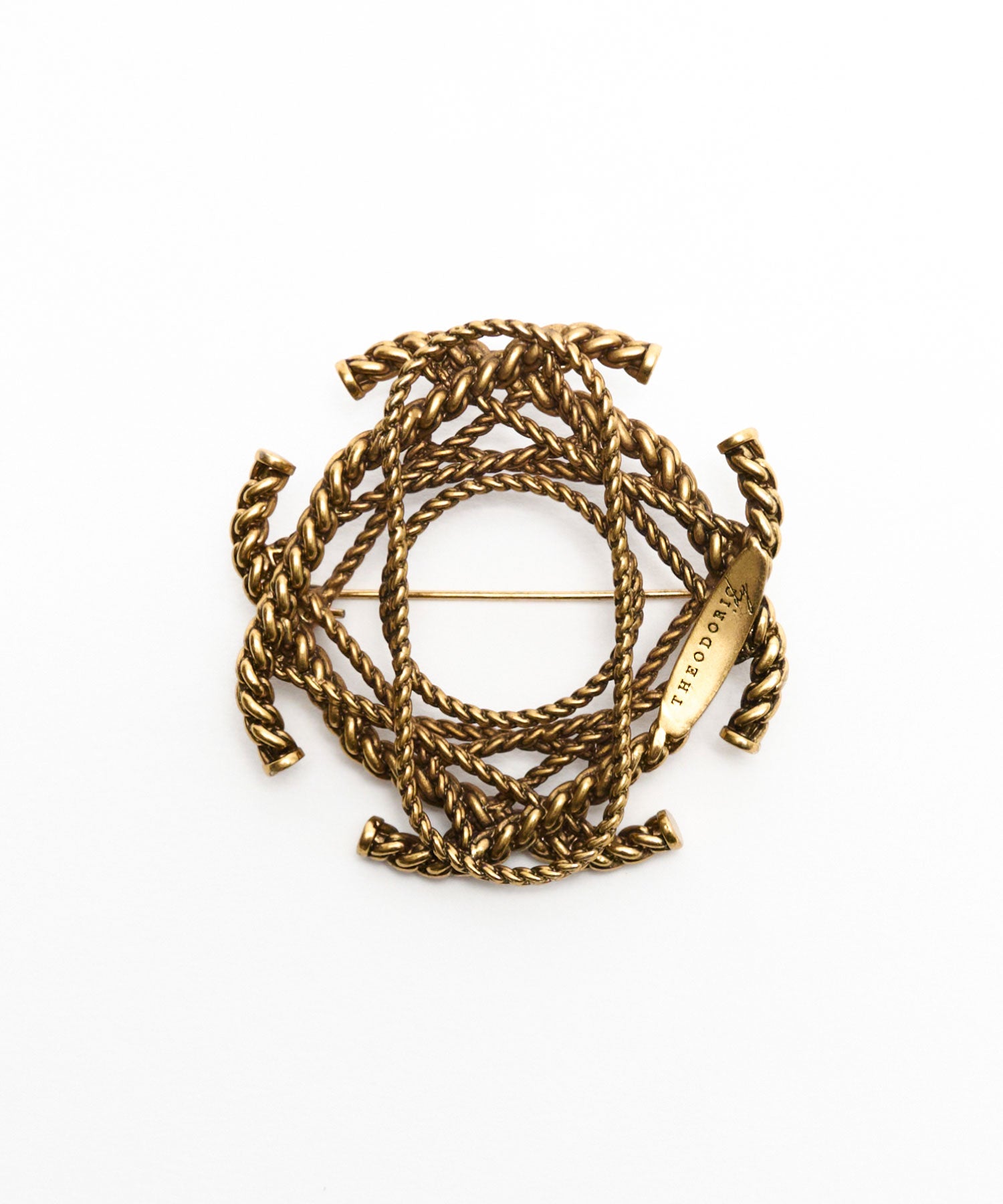 セオドリックディ THEODORIC.dy THEO Motif Brooch （GOLD） GOLD