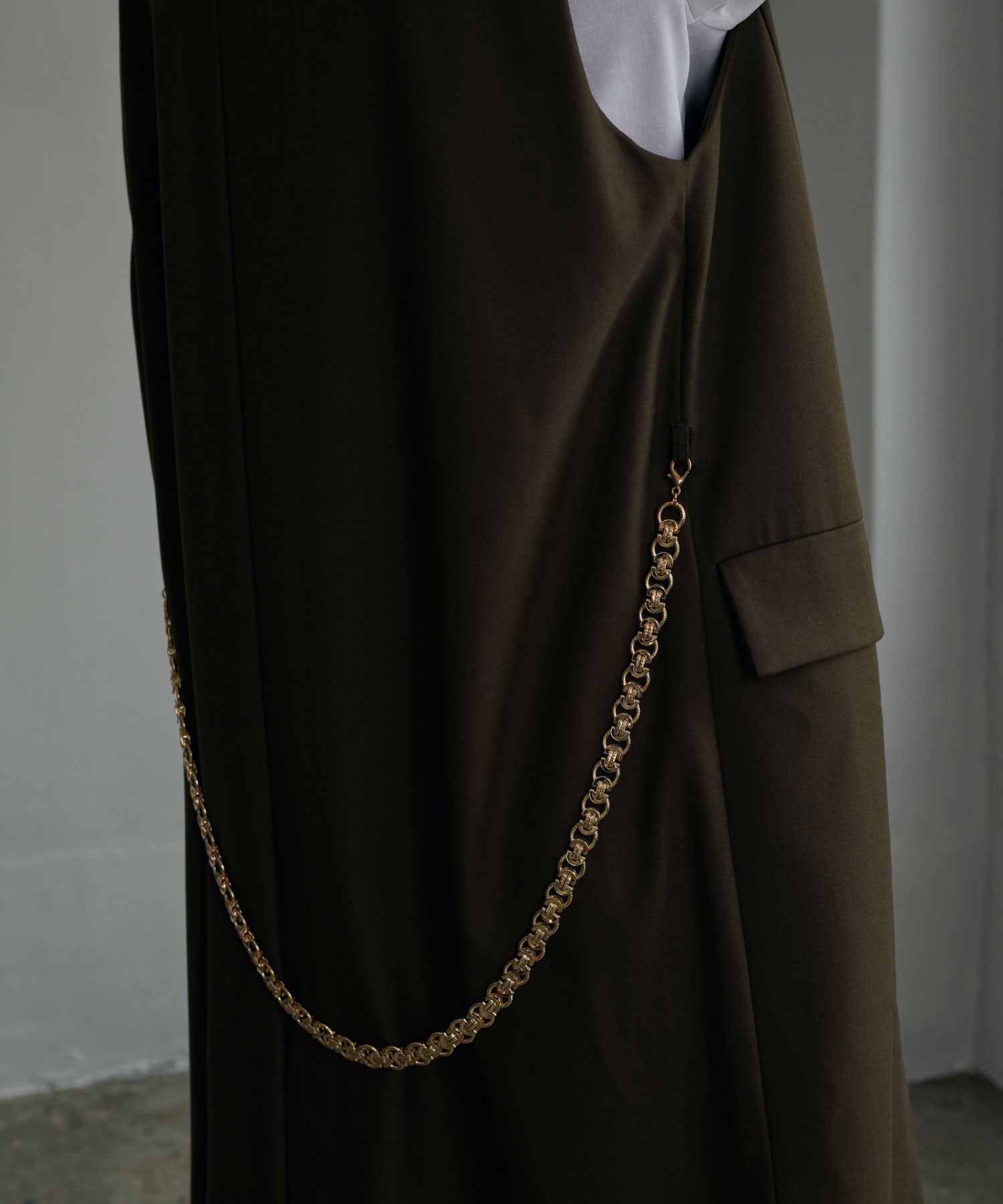 セオドリックディ THEODORIC.dy Tweed Switching Vest （BROWN） BROWN